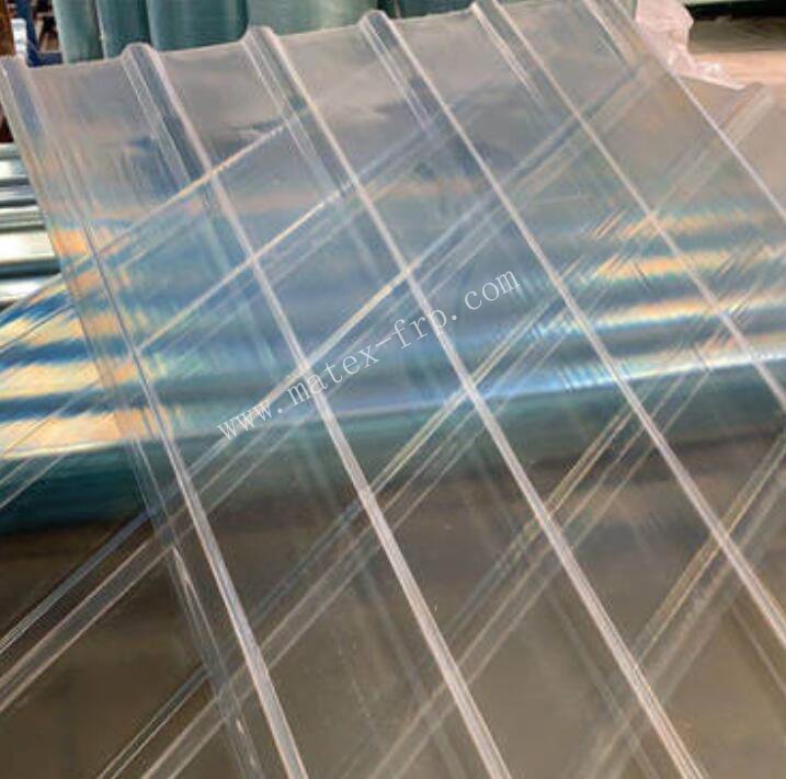 3. panel transparan fiberglass, panel bening frp, laminasi transparan fibra de vidrio